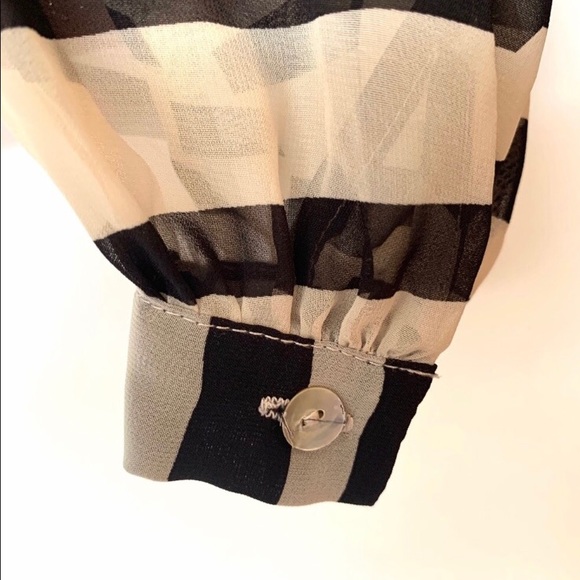 🥂 BEDO Beautiful Sheer Pattern Blouse - Picture 2 of 2